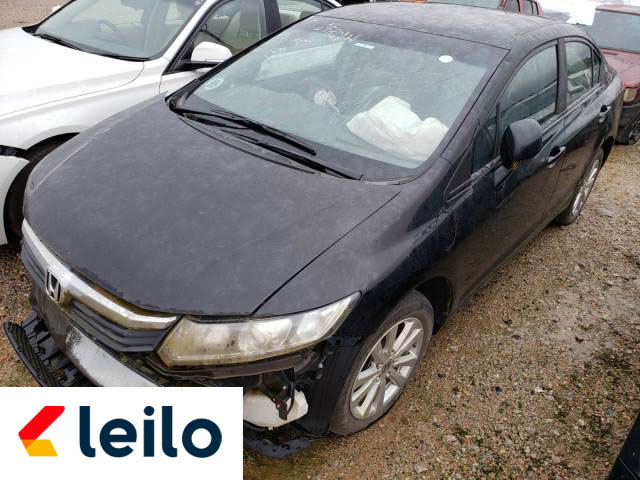 LOTE 002 - HONDA CIVIC LXS 2014