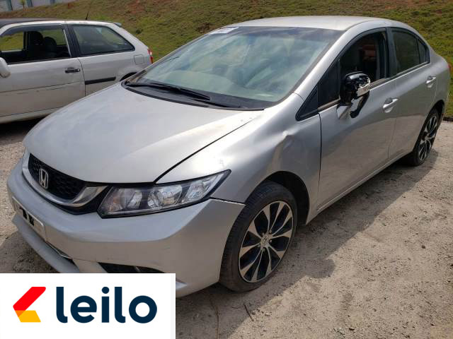 LOTE 009 - HONDA CIVIC LXR 2015