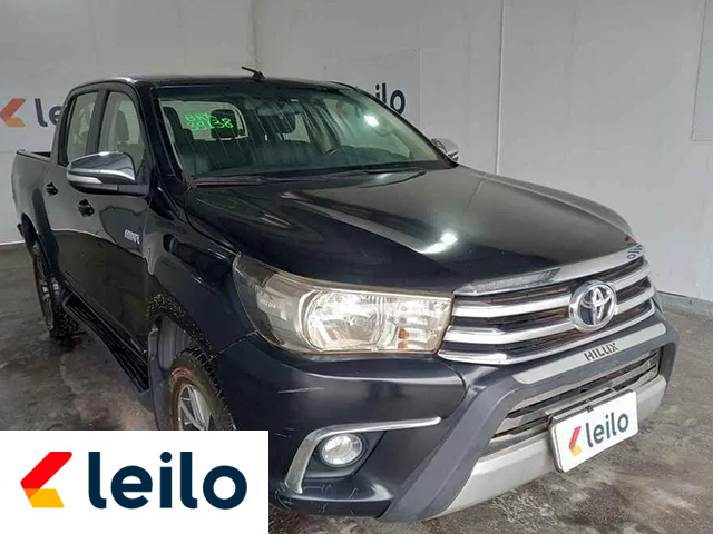 LOTE 037 - TOYOTA HILUX CD SRV 2017