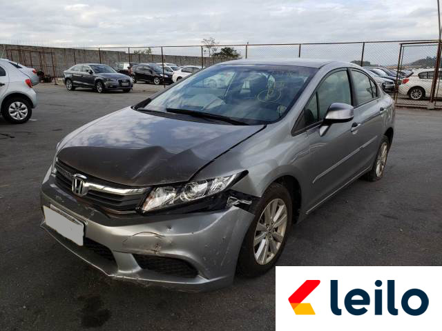 LOTE 002 - HONDA CIVIC LXS 2014