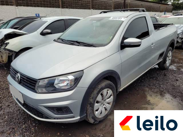 LOTE 023 - VOLKSWAGEN SAVEIRO TRENDLINE 2018