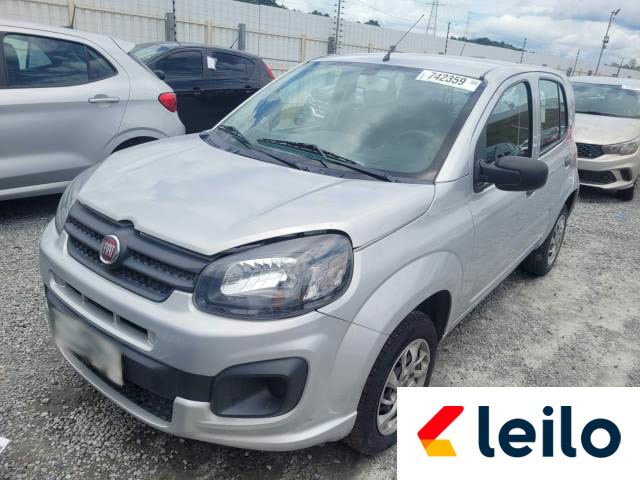 LOTE 016 - FIAT UNO ATTRACTIVE EVO 2020